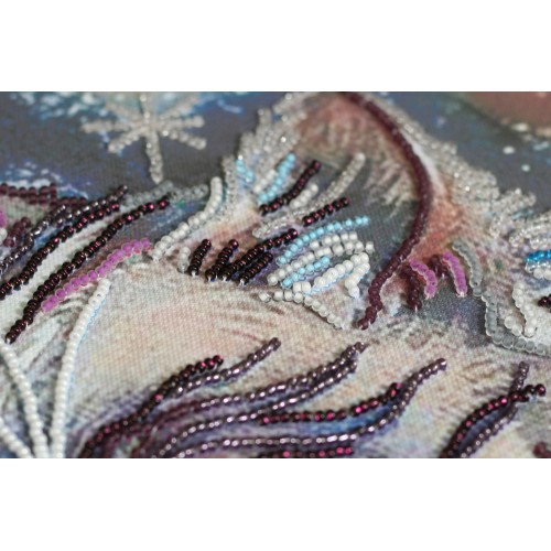 Main Bead Embroidery Kit Purring (Animals), AB-751 by Abris Art - buy online! ✿ Fast delivery ✿ Factory price ✿ Wholesale and retail ✿ Purchase Great kits for embroidery with beads