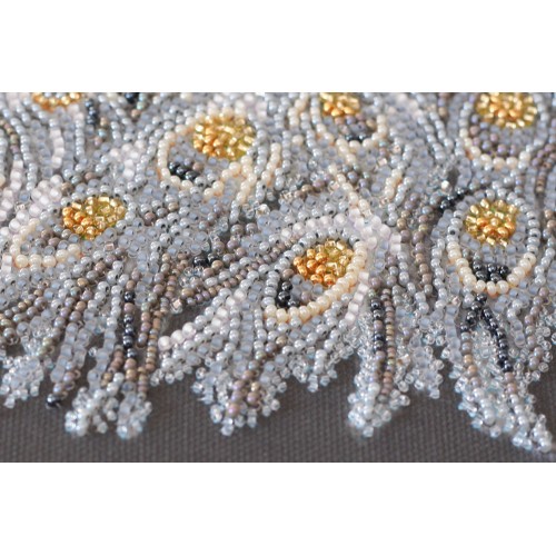 Main Bead Embroidery Kit Gold in silver (Deco Scenes), AB-760 by Abris Art - buy online! ✿ Fast delivery ✿ Factory price ✿ Wholesale and retail ✿ Purchase Great kits for embroidery with beads