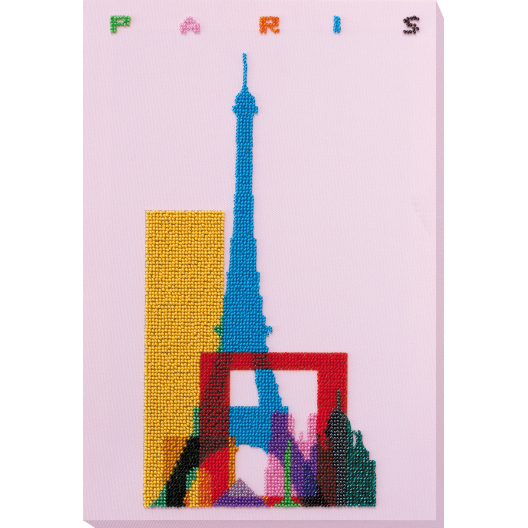 Main Bead Embroidery Kit New Paris (Deco Scenes), AB-765 by Abris Art - buy online! ✿ Fast delivery ✿ Factory price ✿ Wholesale and retail ✿ Purchase Great kits for embroidery with beads