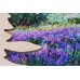 Creativity kits/Bead embroidery kits  with a wooden frame Fields of Provence (Landscapes), AB-766 by Abris Art - buy online! ✿ Fast delivery ✿ Factory price ✿ Wholesale and retail ✿ Purchase Great kits for embroidery with beads