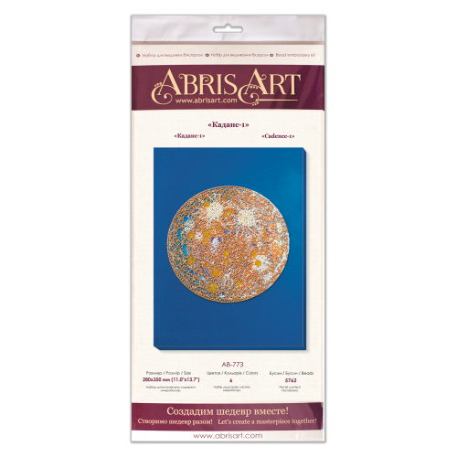 Main Bead Embroidery Kit Cadence-1 (Deco Scenes), AB-773 by Abris Art - buy online! ✿ Fast delivery ✿ Factory price ✿ Wholesale and retail ✿ Purchase Great kits for embroidery with beads