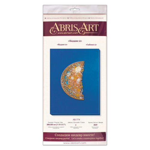 Main Bead Embroidery Kit Cadence-2 (Deco Scenes), AB-774 by Abris Art - buy online! ✿ Fast delivery ✿ Factory price ✿ Wholesale and retail ✿ Purchase Great kits for embroidery with beads