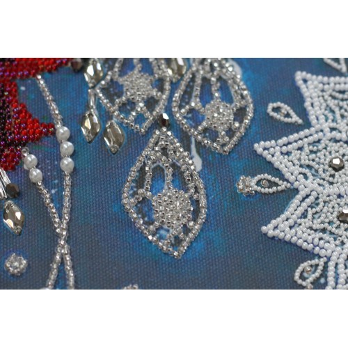 Main Bead Embroidery Kit Night flowers (Deco Scenes), AB-780 by Abris Art - buy online! ✿ Fast delivery ✿ Factory price ✿ Wholesale and retail ✿ Purchase Great kits for embroidery with beads