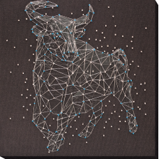 Main Bead Embroidery Kit Constellation Taurus (Zodiac signs)