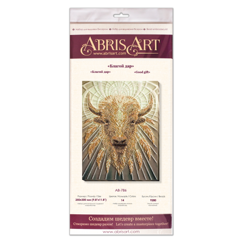 Main Bead Embroidery Kit Good gift (Deco Scenes), AB-786 by Abris Art - buy online! ✿ Fast delivery ✿ Factory price ✿ Wholesale and retail ✿ Purchase Great kits for embroidery with beads