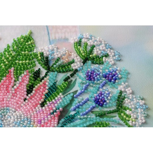 Main Bead Embroidery Kit Special day (Flowers), AB-803 by Abris Art - buy online! ✿ Fast delivery ✿ Factory price ✿ Wholesale and retail ✿ Purchase Great kits for embroidery with beads