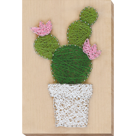 Creative Kit/String Art Cactus, ABC-002 by Abris Art - buy online! ✿ Fast delivery ✿ Factory price ✿ Wholesale and retail ✿ Purchase String art