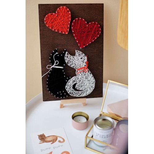 Creative Kit/String Art Love, ABC-007 by Abris Art - buy online! ✿ Fast delivery ✿ Factory price ✿ Wholesale and retail ✿ Purchase String art