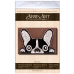 Creative Kit/String Art French Bulldog, ABC-010 by Abris Art - buy online! ✿ Fast delivery ✿ Factory price ✿ Wholesale and retail ✿ Purchase String art