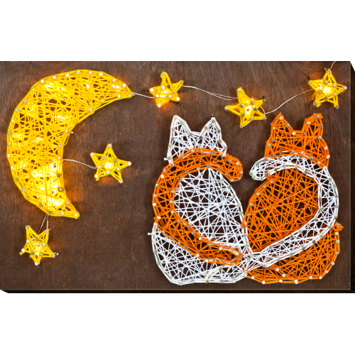 Creative Kit/String Art Cats, ABC-017 by Abris Art - buy online! ✿ Fast delivery ✿ Factory price ✿ Wholesale and retail ✿ Purchase String art