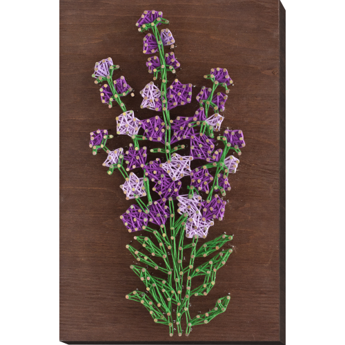 Creative Kit/String Art Lavender, ABC-021 by Abris Art - buy online! ✿ Fast delivery ✿ Factory price ✿ Wholesale and retail ✿ Purchase String art