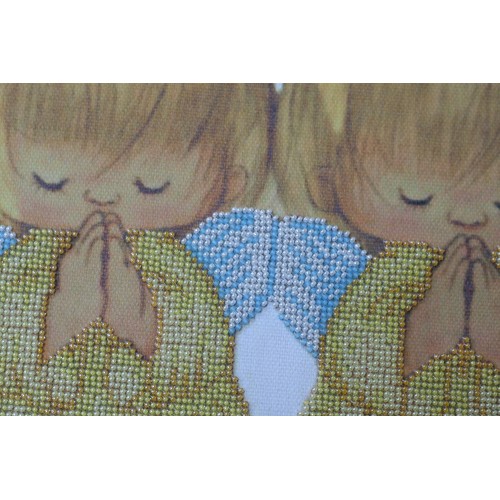 Micro Beads Embroidery Kit Obedience (Kids), ABM-002 by Abris Art - buy online! ✿ Fast delivery ✿ Factory price ✿ Wholesale and retail ✿ Purchase Kits for embroidery with MICRObeads on canvas