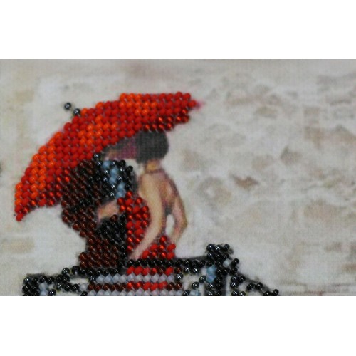 Micro Beads Embroidery Kit Reflection in the water (Romanticism), ABM-005 by Abris Art - buy online! ✿ Fast delivery ✿ Factory price ✿ Wholesale and retail ✿ Purchase Kits for embroidery with MICRObeads on canvas
