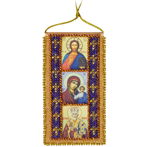 Talisman bead embroidery kits Driver Prayer, ABO-004 by Abris Art - buy online! ✿ Fast delivery ✿ Factory price ✿ Wholesale and retail ✿ Purchase Charms for embroidery with beads on canvas