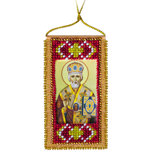 Talisman bead embroidery kits Traveller Prayer, ABO-005 by Abris Art - buy online! ✿ Fast delivery ✿ Factory price ✿ Wholesale and retail ✿ Purchase Charms for embroidery with beads on canvas