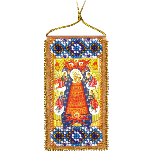 Talisman bead embroidery kits Prayer for help in teaching, ABO-010 by Abris Art - buy online! ✿ Fast delivery ✿ Factory price ✿ Wholesale and retail ✿ Purchase Charms for embroidery with beads on canvas