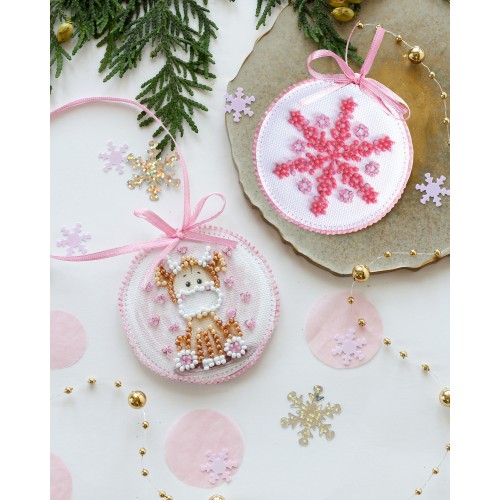 Decoration Baby, ABT-018 by Abris Art - buy online! ✿ Fast delivery ✿ Factory price ✿ Wholesale and retail ✿ Purchase Kits for embroidery with beads on canvas - Christmas and New Year toys and decorations