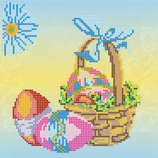 Charts on artistic canvas Easter Basket