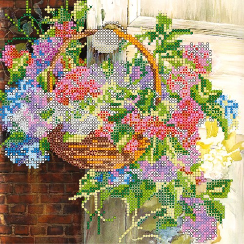 Gifts of Summer, AC-071 by Abris Art - buy online! ✿ Fast delivery ✿ Factory price ✿ Wholesale and retail ✿ Purchase Scheme for embroidery with beads on canvas (200x200 mm)