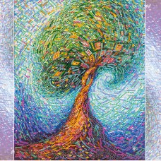 Charts on artistic canvas Magic Tree of Life