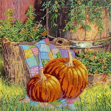 Charts on artistic canvas Rich pumpkins