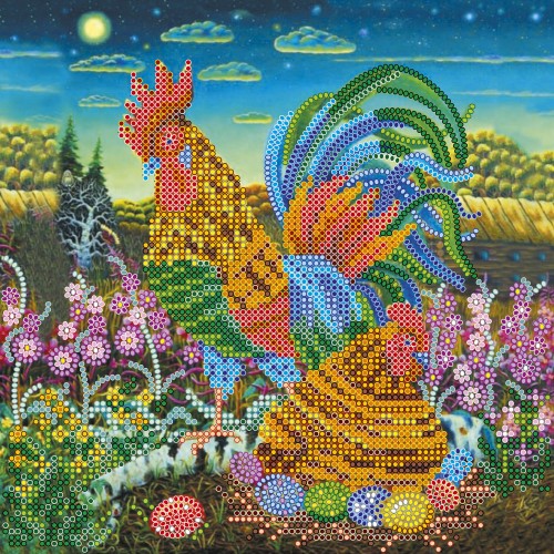 Charts on artistic canvas Peace, love and understanding, AC-500 by Abris Art - buy online! ✿ Fast delivery ✿ Factory price ✿ Wholesale and retail ✿ Purchase Scheme for embroidery with beads on canvas (200x200 mm)