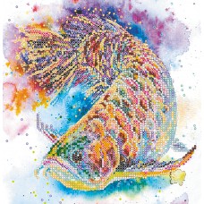 Charts on artistic canvas Good luck fish