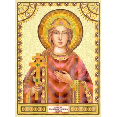 Icon's charts on artistic canvas St. Irene