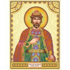 Icon's charts on artistic canvas St. Igor