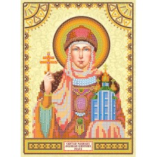 Icon's charts on artistic canvas St. Olga