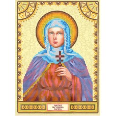 Icon's charts on artistic canvas St. Larissa