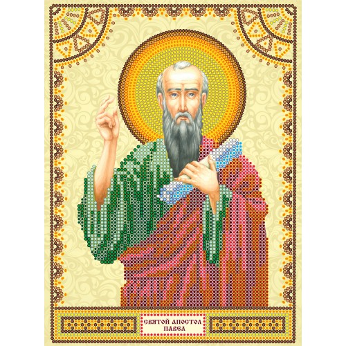 Icons charts on artistic canvas St. Paul, ACK-022 by Abris Art - buy online! ✿ Fast delivery ✿ Factory price ✿ Wholesale and retail ✿ Purchase The scheme for embroidery with beads icons on canvas