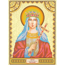 Icon's charts on artistic canvas St. Catherine