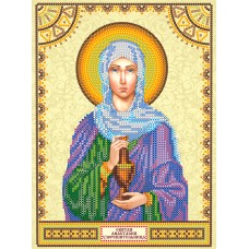 Icon's charts on artistic canvas St. Anastasia