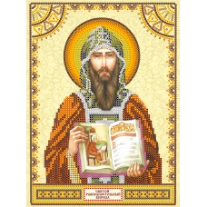 Icon's charts on artistic canvas St. Cyril