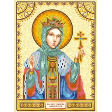 Icon's charts on artistic canvas St. Alexandra