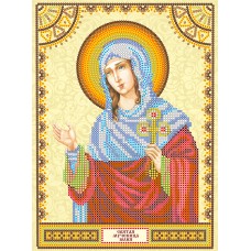 Icon's charts on artistic canvas St. Julia
