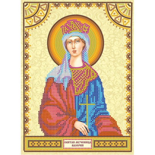 Icons charts on artistic canvas St. Valery, ACK-043 by Abris Art - buy online! ✿ Fast delivery ✿ Factory price ✿ Wholesale and retail ✿ Purchase The scheme for embroidery with beads icons on canvas