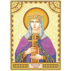 Icon's charts on artistic canvas St. Ludmila