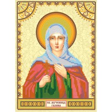 Icon's charts on artistic canvas St. Galina