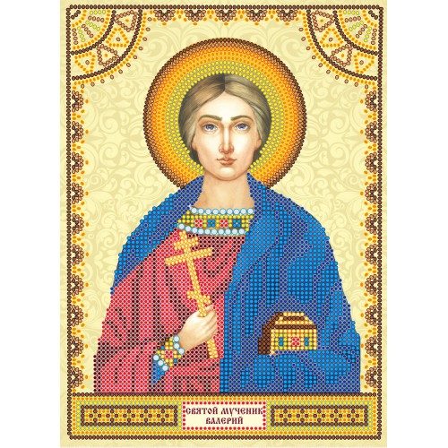 Icons charts on artistic canvas St. Valery, ACK-055 by Abris Art - buy online! ✿ Fast delivery ✿ Factory price ✿ Wholesale and retail ✿ Purchase The scheme for embroidery with beads icons on canvas