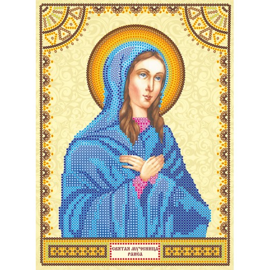Icons charts on artistic canvas St. Raisa, ACK-068 by Abris Art - buy online! ✿ Fast delivery ✿ Factory price ✿ Wholesale and retail ✿ Purchase The scheme for embroidery with beads icons on canvas