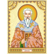 Icon's charts on artistic canvas St. Gregory