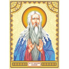 Icon's charts on artistic canvas St. Macarius