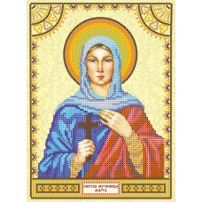 Icon's charts on artistic canvas St. Martha