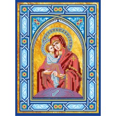 Icon's charts on artistic canvas Our Lady Pochaev