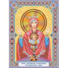 Icon's charts on artistic canvas Icon of the Mother of God “Inexhaustible Chalice”