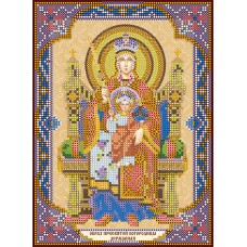 Icon's charts on artistic canvas Our Lady Derzhavnaya Icon