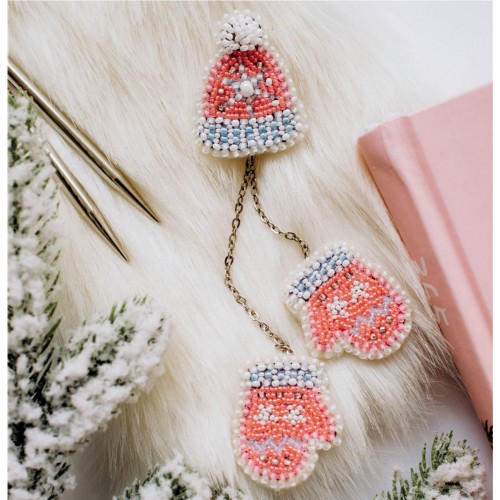 Decoration Frost, AD-028 by Abris Art - buy online! ✿ Fast delivery ✿ Factory price ✿ Wholesale and retail ✿ Purchase Kits for creating brooches (jewelry) with beads
