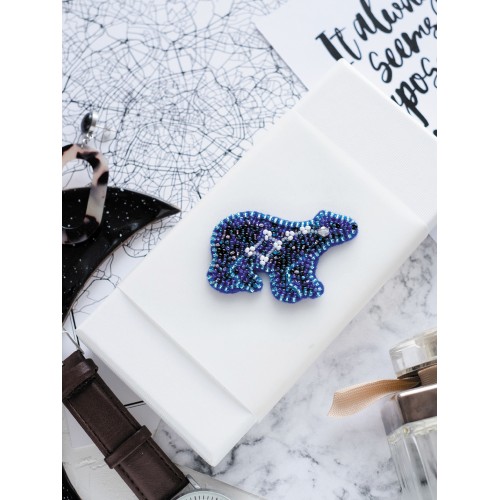 Decoration Ursa Minor, AD-068 by Abris Art - buy online! ✿ Fast delivery ✿ Factory price ✿ Wholesale and retail ✿ Purchase Kits for creating brooches (jewelry) with beads